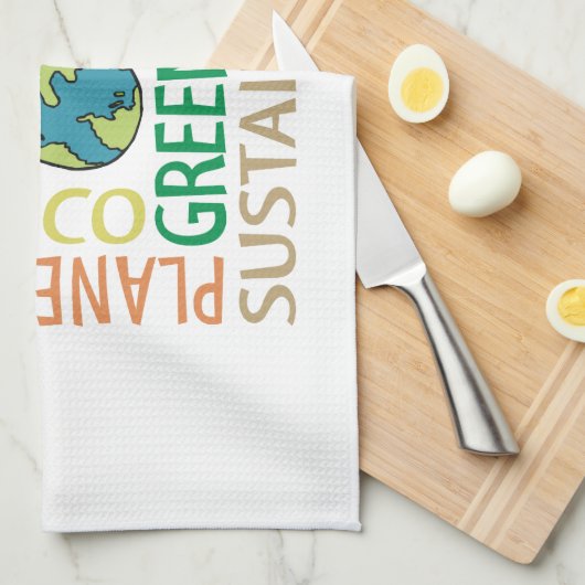 Dag van de Aarde Theedoek (Quarter Fold)