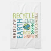 Dag van de Aarde Theedoek (Verticaal)
