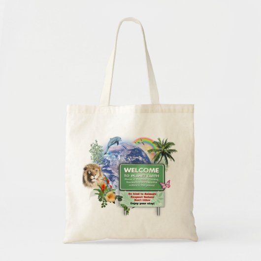 Dag van de Aarde Tote Bag (Voorkant)