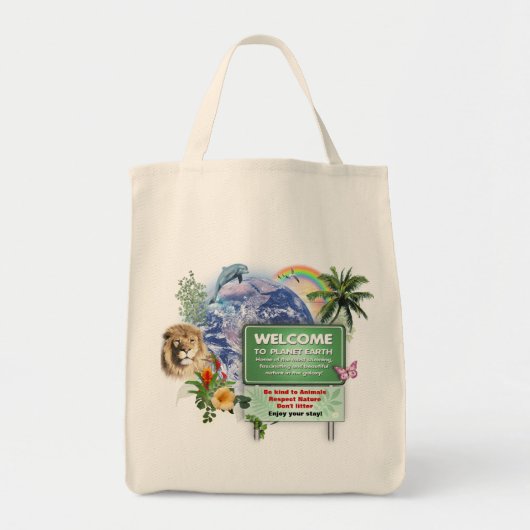 Dag van de Aarde Tote Bag (Voorkant)