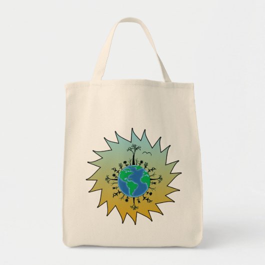 Dag van de Aarde Tote Bag (Voorkant)