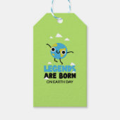 Dag van de Aarde Verjaardag 22 april Cadeaulabel (Voorkant)