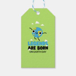 Dag van de Aarde Verjaardag 22 april Cadeaulabel