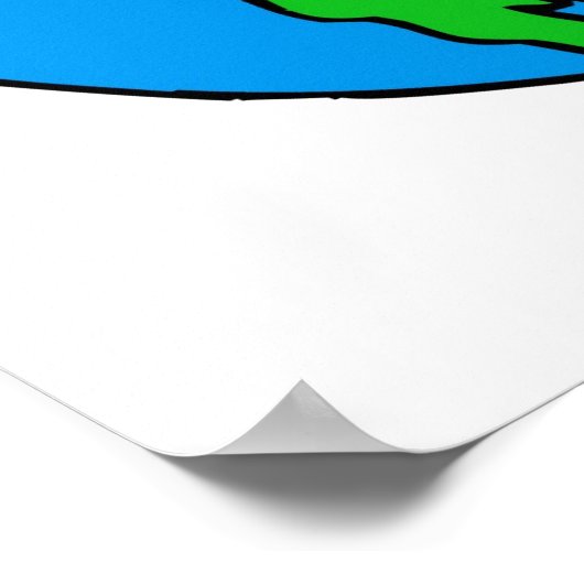 Dag van de Aarde vieren Poster (Hoek)