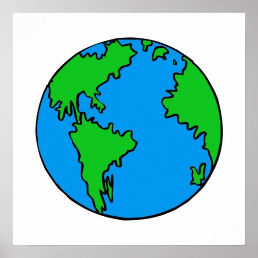 Dag van de Aarde vieren Poster (Voorkant)