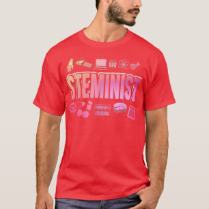 Dag van de aarde voor vrouwen in de wetenschap t-shirt