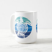 Dag van de Aarde, Zee schildpad, Reinig de Oceaan Koffiemok (Voorkant links)