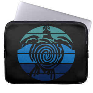 Dag van de Aarde, Zee schildpad, Reinig de Oceaan Laptop Sleeve