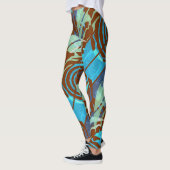 Dag van de Aarde, Zee schildpad, Reinig de Oceaan Leggings (Links)