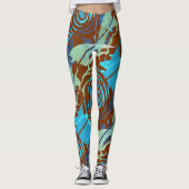 Dag van de Aarde, Zee schildpad, Reinig de Oceaan Leggings (Voorkant)