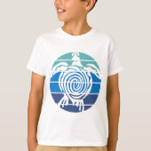 Dag van de Aarde, Zee schildpad, Reinig de Oceaan T-shirt (Voorkant)