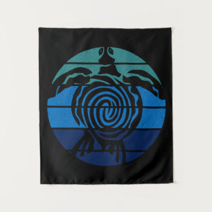 Dag van de Aarde, Zee schildpad, Reinig de Oceaan Wandkleed