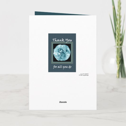 Dag van de Administratieve Beroeps Dank u Bedankkaart (Achterkant)