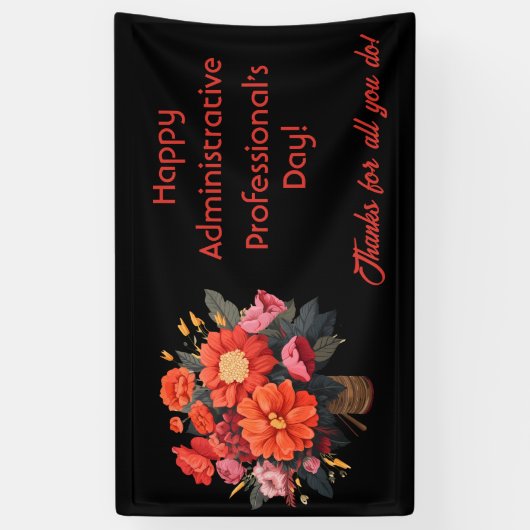 Dag van de Administratieve Professionals 2025 Spandoek (Verticaal)