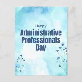 Dag van de administratieve professionals briefkaart