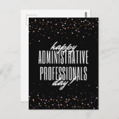 Dag van de Administratieve Professionals Briefkaart (Voorkant / Achterkant)