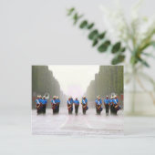 Dag van de Amerikaanse mariniers in Parijs Briefkaart (Staand voorkant)