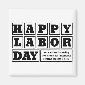 Dag van de arbeid 2023 magneet (Voorkant)