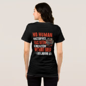 Dag van de Arbeid 2024 Partij van de Arbeid T-shir Tri-Blend Shirt (Achterkant volledig)