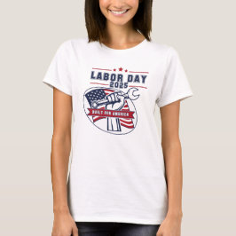 Dag van de Arbeid 2025 USA Fist T-shirt