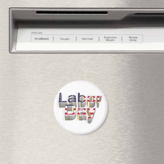 Dag van de Arbeid - 6 september Magneet (Insitu (Vaatwasser))