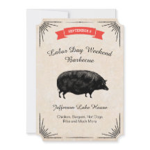 Dag van de Arbeid Barbecue BBQ Picknick Zwarte Vin