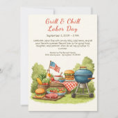 Dag van de Arbeid BBQ Bier Uitnodiging – Patriotti (Voorkant)