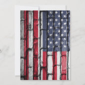 Dag van de Arbeid BBQ Party Arbeider Patriottische Kaart (Achterkant)