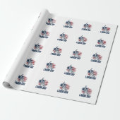 Dag van de Arbeid Beeld van de Vrijheid Patriottis Cadeaupapier (Uitgerold)