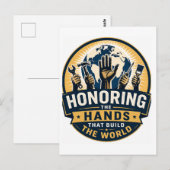 Dag van de Arbeid  Briefkaart (Voorkant / Achterkant)