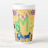 Dag van de Arbeid - Brits thema - Feestgeschenken Latte Mok (Voorkant)