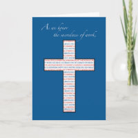 Dag van de arbeid, Christelijk Kruis, Rood, Wit, B