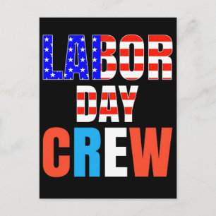 Dag van de Arbeid Crew Patriottische Unie Arbeider Feestdagenkaart