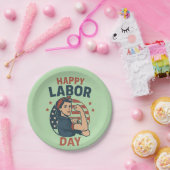 Dag van de Arbeid Feest Borden Papieren Bordje (Feest)