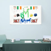 Dag van de Arbeid in Ierland Spandoek (Beurs)