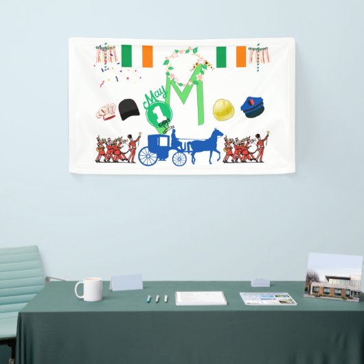 Dag van de Arbeid in Ierland Spandoek (Beurs)
