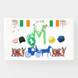 Dag van de Arbeid in Ierland Spandoek