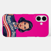 Dag van de Arbeid iPhone 16 Hoesje – Patriottisch (Achterkant (horizontaal))