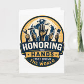 Dag van de Arbeid  Kaart (Voorkant)