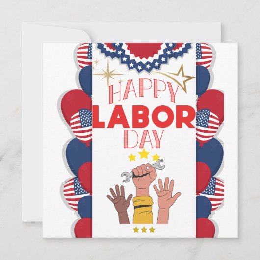 Dag van de Arbeid Kaart (Voorkant)