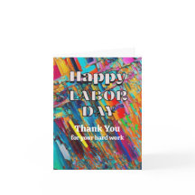 Dag van de Arbeid kaart van bedrijfsmedewerker (be