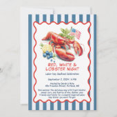 Dag van de Arbeid Kreeft Kook Uitnodiging – Patrio (Voorkant)