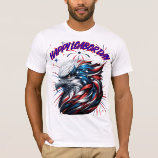 Dag van de Arbeid patriottisch gelukkig T-shirt