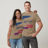 Dag van de Arbeid patriottisch gelukkig T-shirt (Unisex)