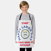 Dag van de Arbeid schort (Gedragen)