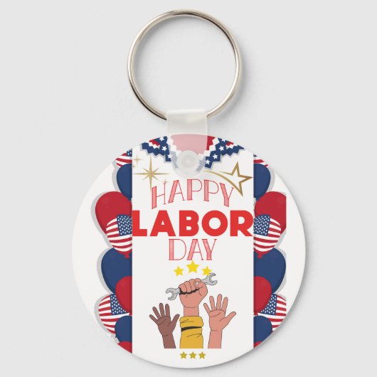Dag van de Arbeid Sleutelhanger (Voorkant)