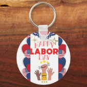 Dag van de Arbeid Sleutelhanger (Voorkant)