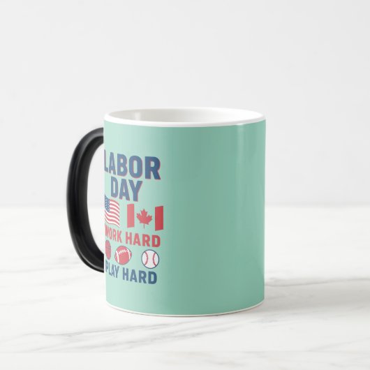 Dag van de Arbeid Sport Mok – USA & Canada (Voorkant links)