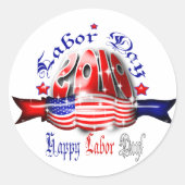 Dag van de Arbeid Sticker (Voorkant)