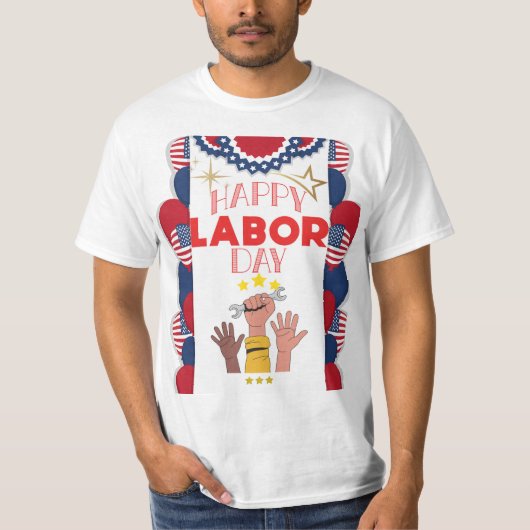 Dag van de arbeid t-shirt (Voorkant)